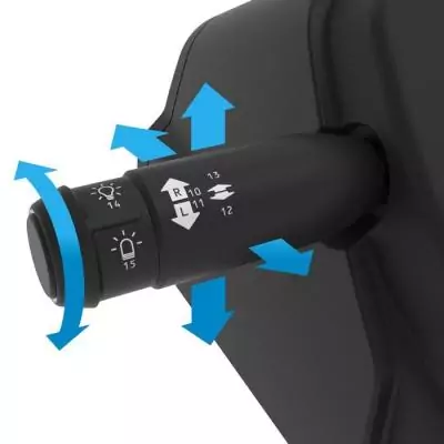 Volant de simulation agricole HORI pour PC - 340 mm - 900° rotation