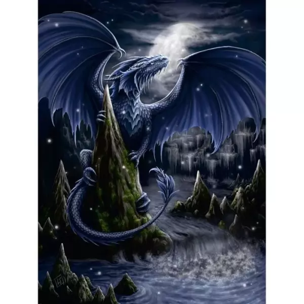 Puzzle 1500 pieces Le dragon bleu, Adultes & enfants Des 5 ans, 12000731, Ravensburger