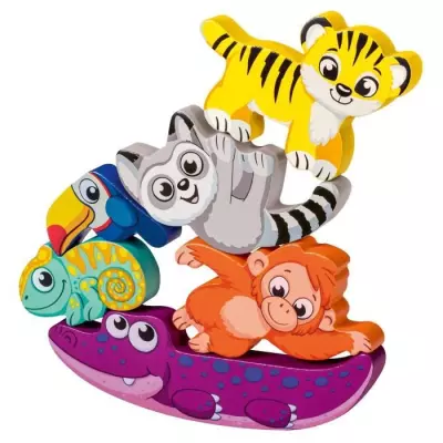 Jeu de puzzle sensoriel Ravensburger play+ - Dans la jungle, 6-36 mois