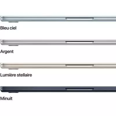Apple - 13,6" MacBook Air M5 (2026) - RAM 16Go - Stockage 512Go - CPU 10 cœurs - GPU 8 cœurs - Bleu Ciel