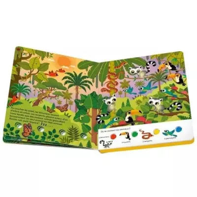 Jouet d'activité Ravensburger play+ Cherche et brille - Dans la jungle
