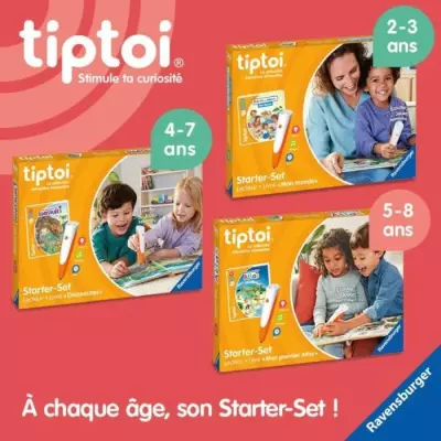 Tiptoi Starter Dino: Lecteur et livre interactif pour les 5 ans et plus