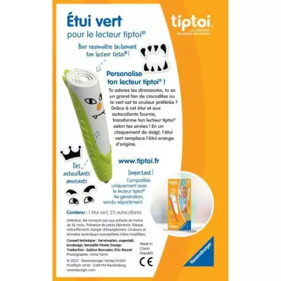 Etui vert pour Lecteur tiptoi: ranger et protéger en toute sécurité!
