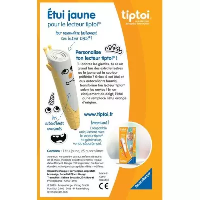 Étui jaune pour Lecteur tiptoi - Protégez votre appareil avec style!