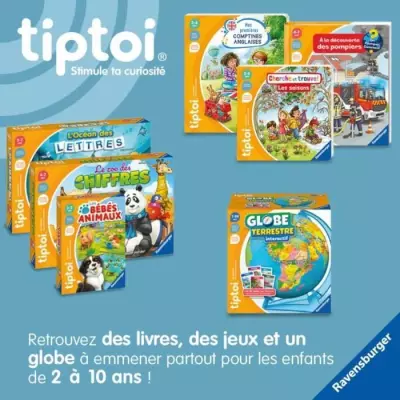 Tiptoi Globe terrestre interactif 7 ans Ravensburger