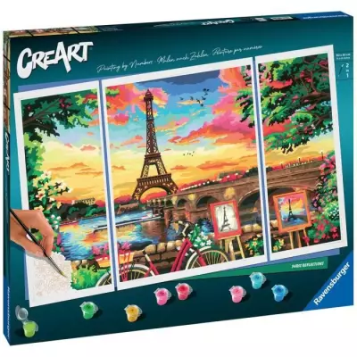 Peinture par numéros triptyque 80x50cm Ravensburger