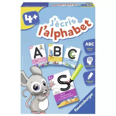 J'écris l'alphabet - Jeu éducatif pour enfant de 4 ans J'écris l'alphabet - Jeu éducatif pour enfant de 4 ans