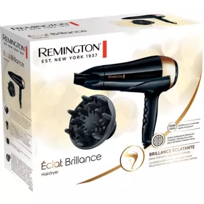 Sèche-cheveux Remington D6098 - 2200W Ionique - Brillance Naturelle et Colorée