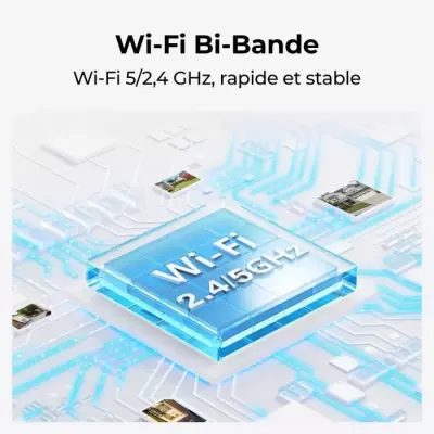 Caméra intérieure REOLINK E340 Blanc - Compacte et performante
