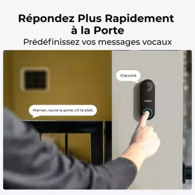 Caméra intérieure REOLINK E340 Blanc - Compacte et performante