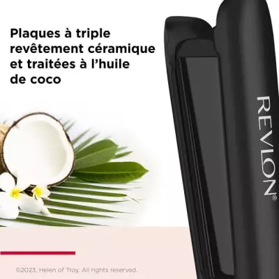 Lisseur Revlon SMOOTHSTAY RVST2211P COCONUT - Des cheveux lisses et impeccables