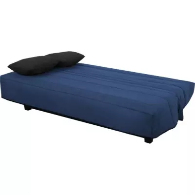 Banquette clic clac 2 places Dunlopillo - Marine - Confortable et pratique