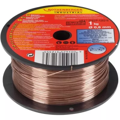 Fil à souder Rothenberger Inox Ø0,8mm 1kg - Qualité premium