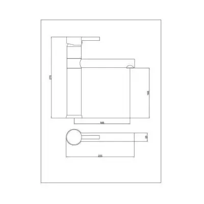 Mitigeur évier MANDALAY chromé - Design élégant pour votre cuisine
