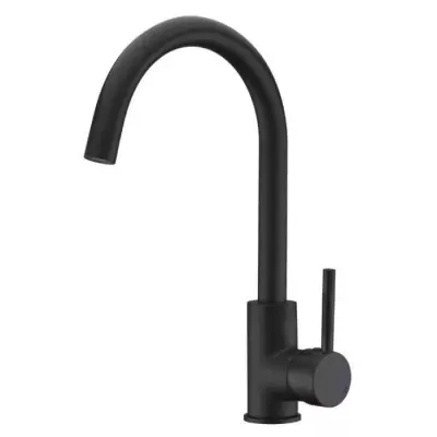 Mitigeur de cuisine Køben - ROUSSEAU - Noir - Design compact