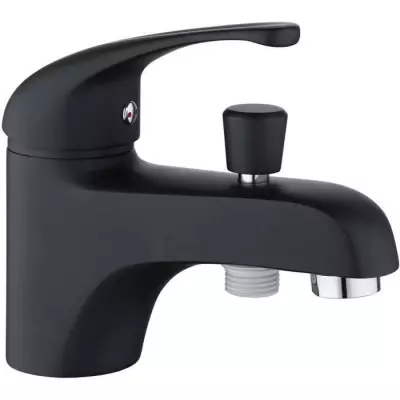 Mitigeur bain douche FIRA monotrou noir - Compact et moderne