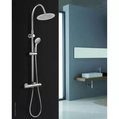Colonne de douche ROUSSEAU Suhali 2 - Design compact et thermostatique