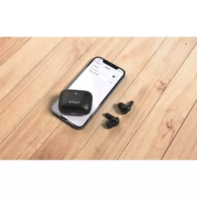 Écouteurs sans fil Bluetooth 5.3 RYGHT Jumo ANC Noir - Casque-écouteurs