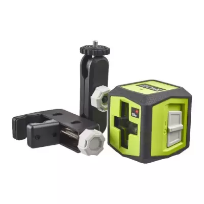 Niveau laser croix rouge RYOBI - Portée 10m - Précision +/- 0,5mm