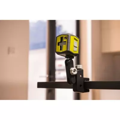 Niveau laser croix rouge RYOBI - Portée 10m - Précision +/- 0,5mm