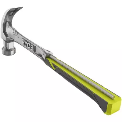 Marteau arrache-clous Ryobi en fibre de verre 450g - Outil compact et efficace