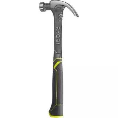 Marteau arrache-clous Ryobi en fibre de verre 450g - Outil compact et efficace