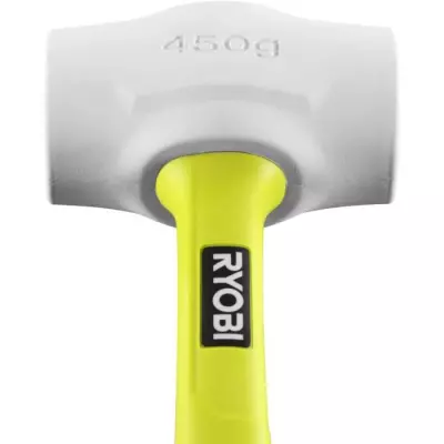 Maillet RYOBI en fibre de verre 450g - Marteau compact et résistant