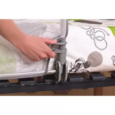 Barrière de lit de sécurité SAFETY 1ST - 90 cm - Blanc - Verrouillage automatique
