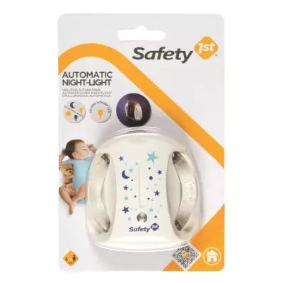 Veilleuse automatique Artic - étoile et lune, sécurisez votre enfant!