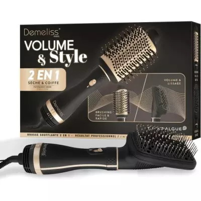 Brosse soufflante 2 en 1 - SAINT ALGUE Demeliss Volume & Style