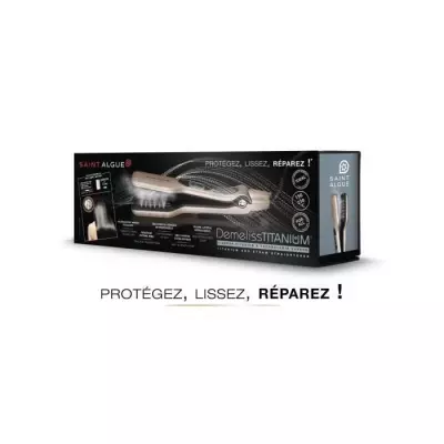 Coffret Forever Care - Lisseur vapeur titanium + sérum protecteur