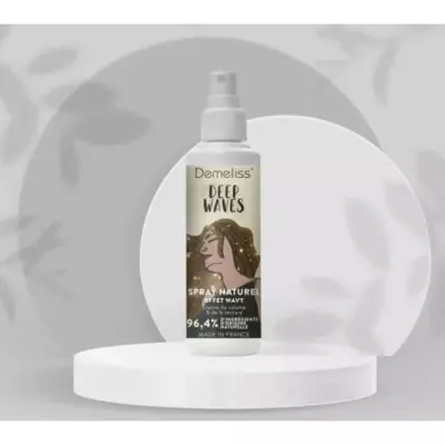 Coffret Fer à Boucler Saint Algue DEMELISS WAVES BLACK + Spray Wavy 150ml