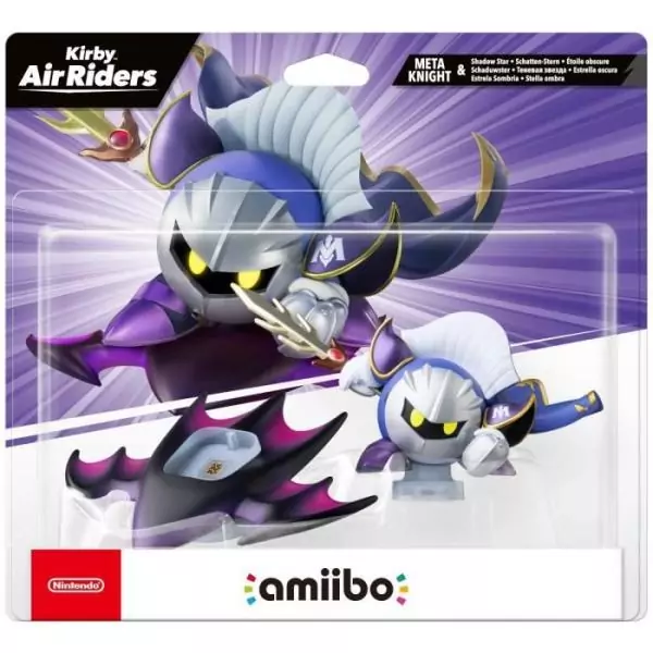 Figurine Amiibo - Meta Knight & Étoile Obscure • Collection Kirby