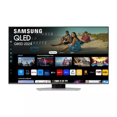 TV QLED 65 Samsung 65Q80D - 4K UHD 100 Hz - HDR+ - Smart TV