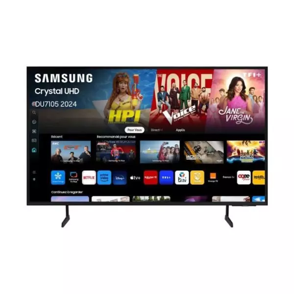 Samsung 70DU7105 - TV LED 70 (178 cm) - 4K UHD 3840x2160 - HDR - Smart TV - Gaming Hub - 3xHDMI - WiFi