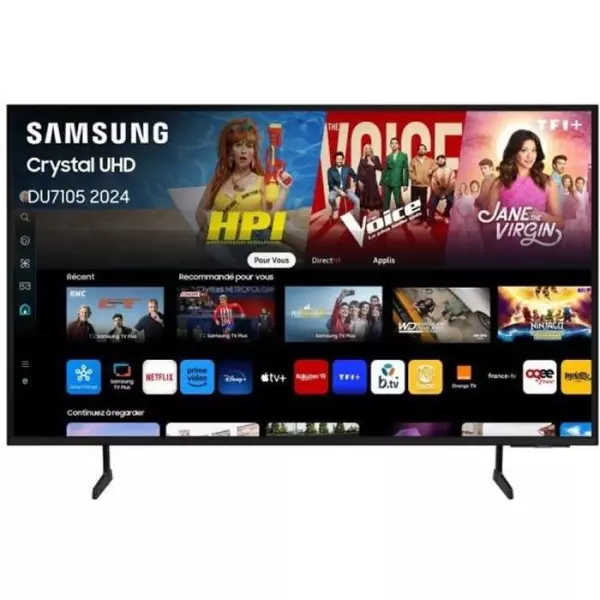 Samsung 75DU7105 - TV LED 75 (190 cm) - 4K UHD 3840x2160 - HDR - Smart TV - Gaming Hub - 3xHDMI - WiFi