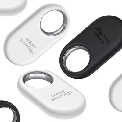 Accessoire Samsung Galaxy SmartTag2: Pack de 4 Noir et Blanc