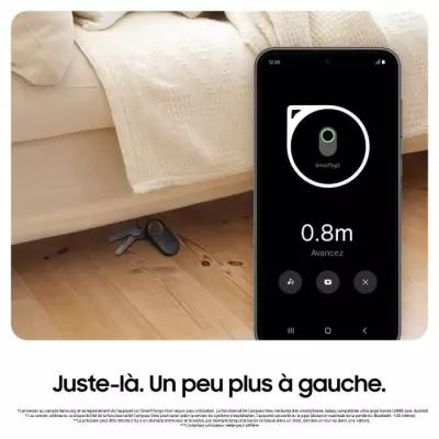Localisez vos objets facilement avec le SmartTag2 Blanc Samsung!