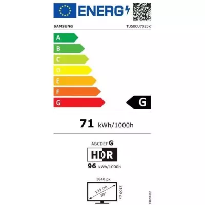 TV LED Samsung 50CU7025 50'' 4K - Crystal UHD - Smart TV