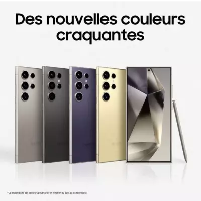 Samsung Galaxy S24 Ultra 256 Go Ambre - Plus responsable, plus facilement réparable