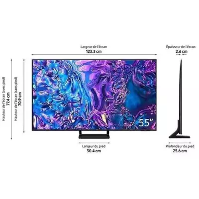 TV QLED 55 Samsung 55Q70D - 4K UHD HDR - Smart TV
