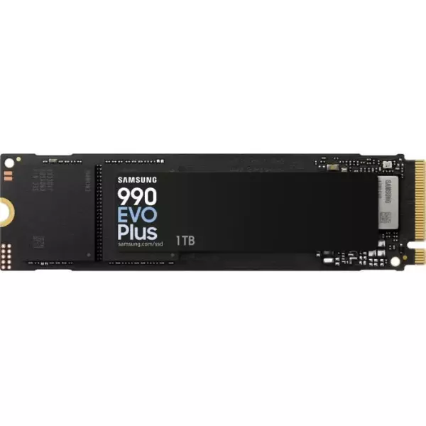 SSD Interne - SAMSUNG - 990 EVO Plus 1 To - NVMe M.2 PCIe 4.0x4 - Vitesse lecture jusqu'a 7 150 Mo/s