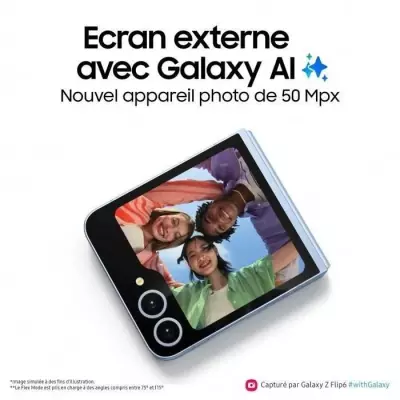 Samsung Galaxy Z Flip6 256 Go Vert - Compact et écoresponsable