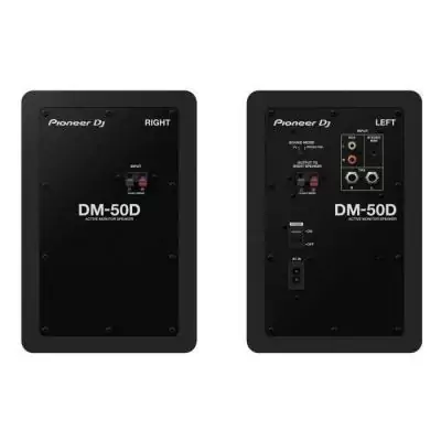 Enceintes de monitoring - PIONEER DJ - DM-50D - 2x25W - Bass Reflex - Noir