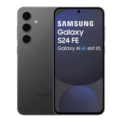 Samsung Galaxy S24 FE Smartphone 128 Go Graphite - Éco-responsable et facilement réparable