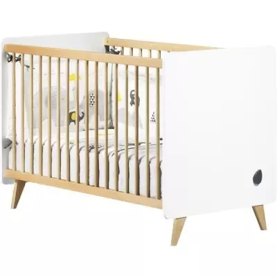 Ensemble bébé OSLO - Lit 120x60 + Commode à langer - SAUTHON