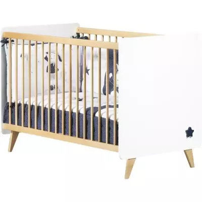 Chambre bébé trio OSLO: Lit 120x60 + Commode + Armoire - SAUTHON