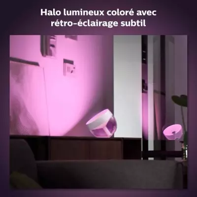 Ampoule intelligente Philips Hue White & Color Ambiance, Iris Bluetooth.
