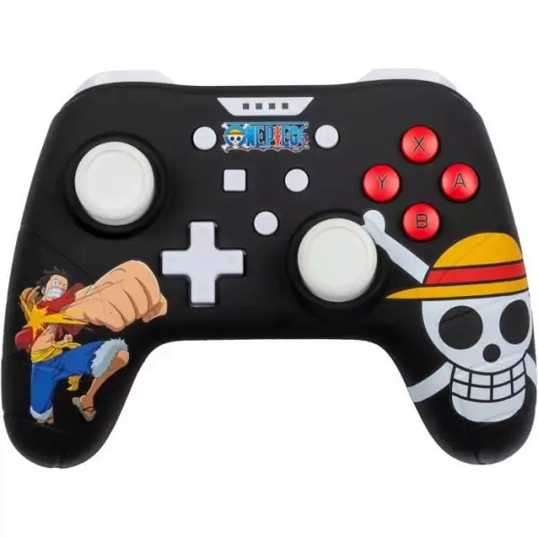 Manette - Konix - One Piece - Filaire - 3 m - Motif Luffy - Nintendo Switch