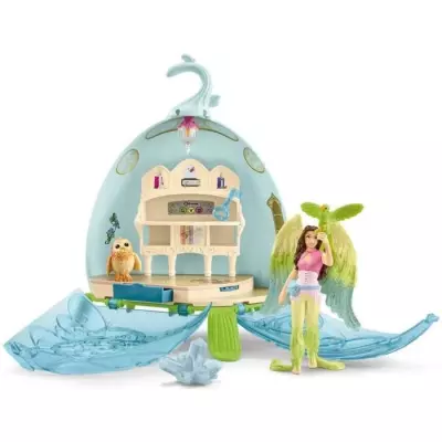 Coffret Schleich Univers Fantastique: Bibliotheque Mystique Fleurie